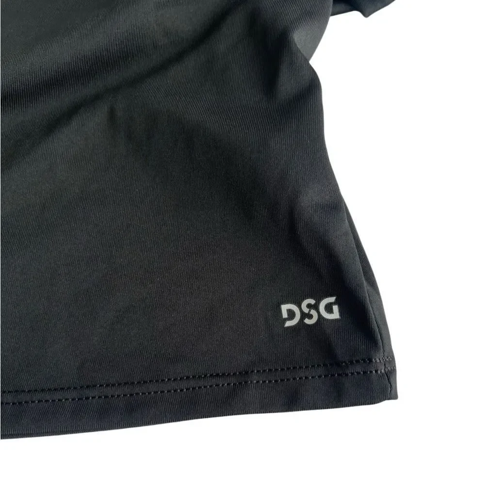 🌴 DSG Girls Black Soccer Graphic Athletic Tee | Size XL (16)